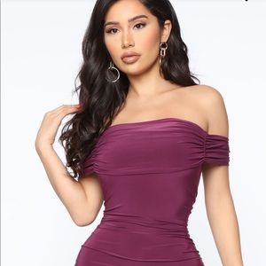 Fashion Nova Off the Shoulder dress